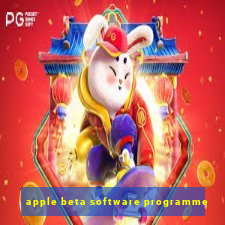 apple beta software programme